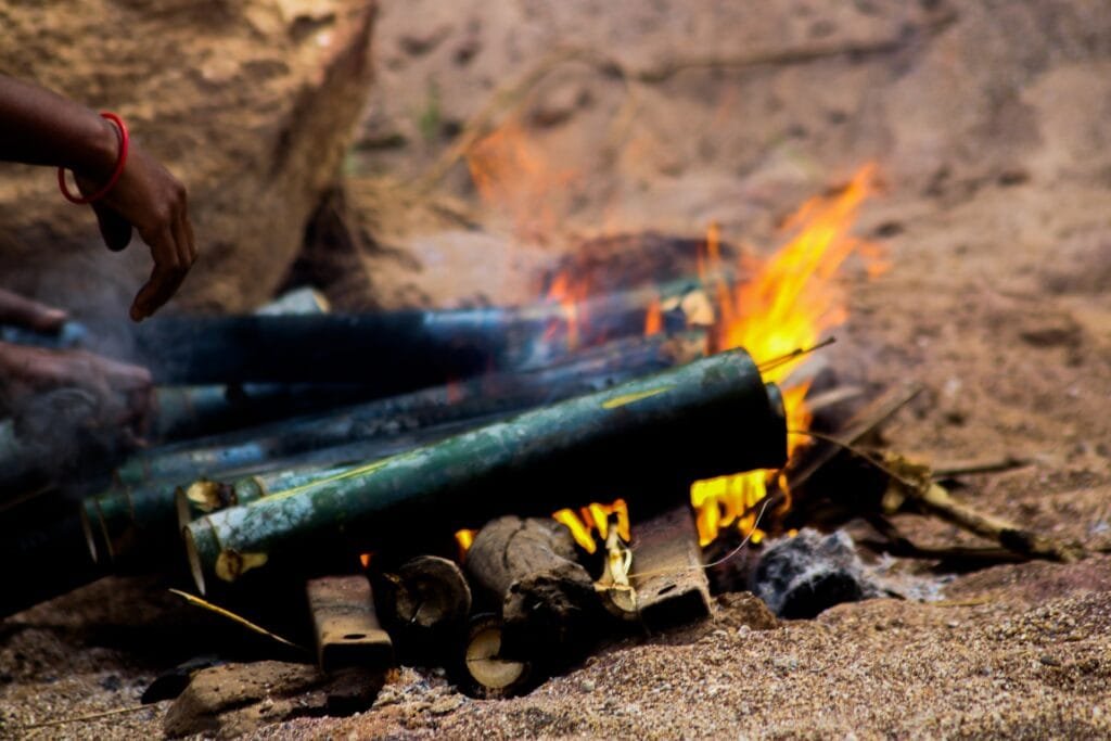 Bamboo Chicken Maredumilli